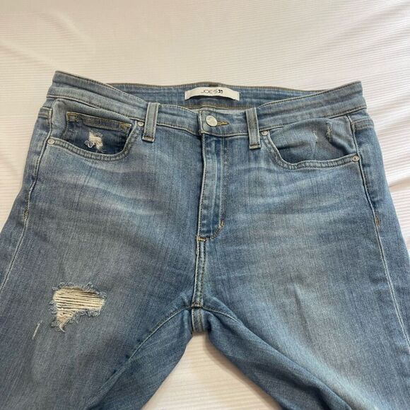 Joe’s Jeans Atlantic Destroyed Distressed Skinny Ankle Denim Jeans Size 30 - Picture 5 of 12